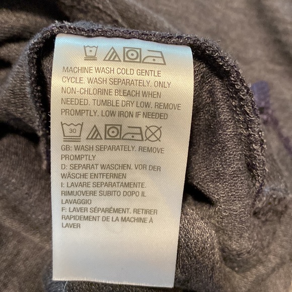 LOGO lounge zip front cardigan 1X - Picture 7 of 7